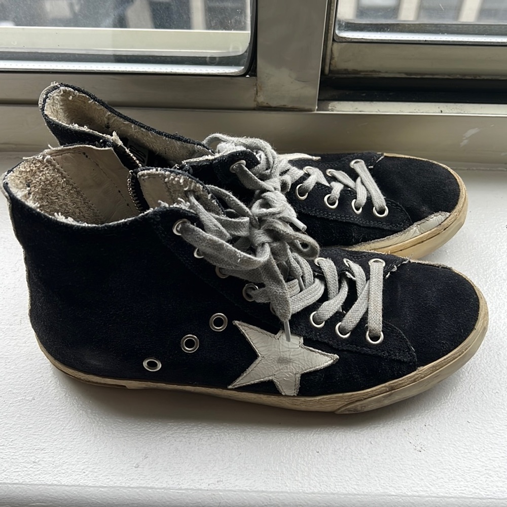 Francy Suede High-Top Golden Goose Sneakers
